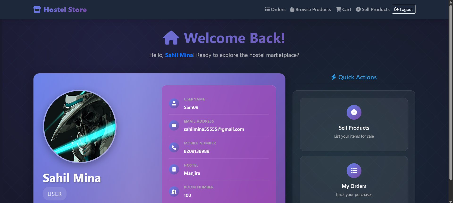 HOSTEL STORE: Your Campus Marketplace